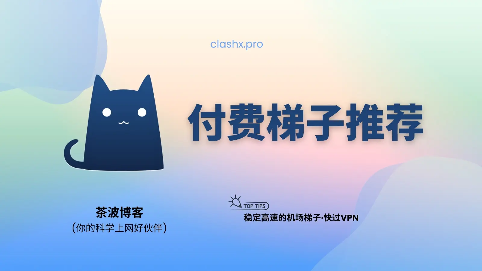 付费梯子推荐:机场加速器首选梯子分享(2025 必备)-茶波博客